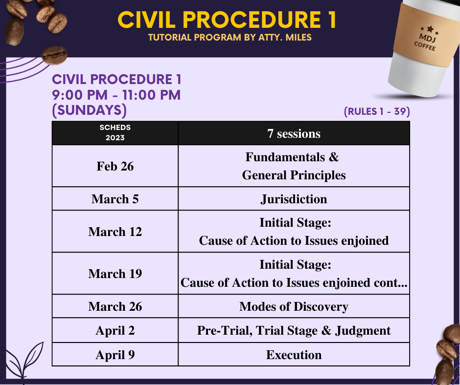 Civil Procedure Law 1 (2nd-SEM-22-23)